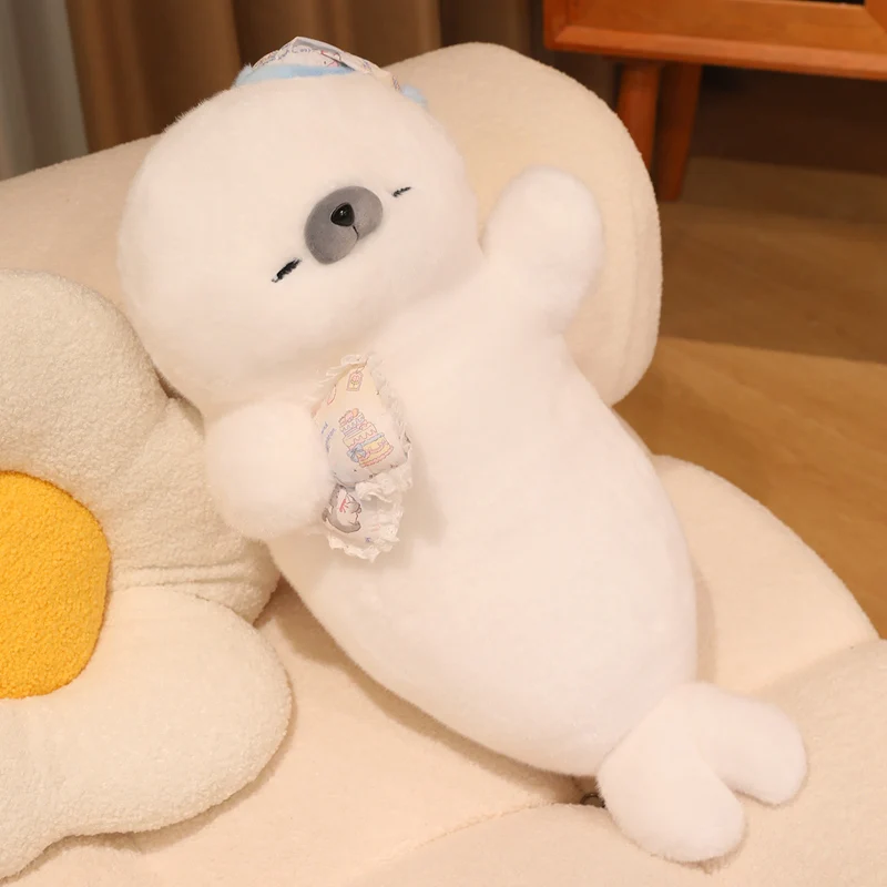 Seal plush pillow final product image