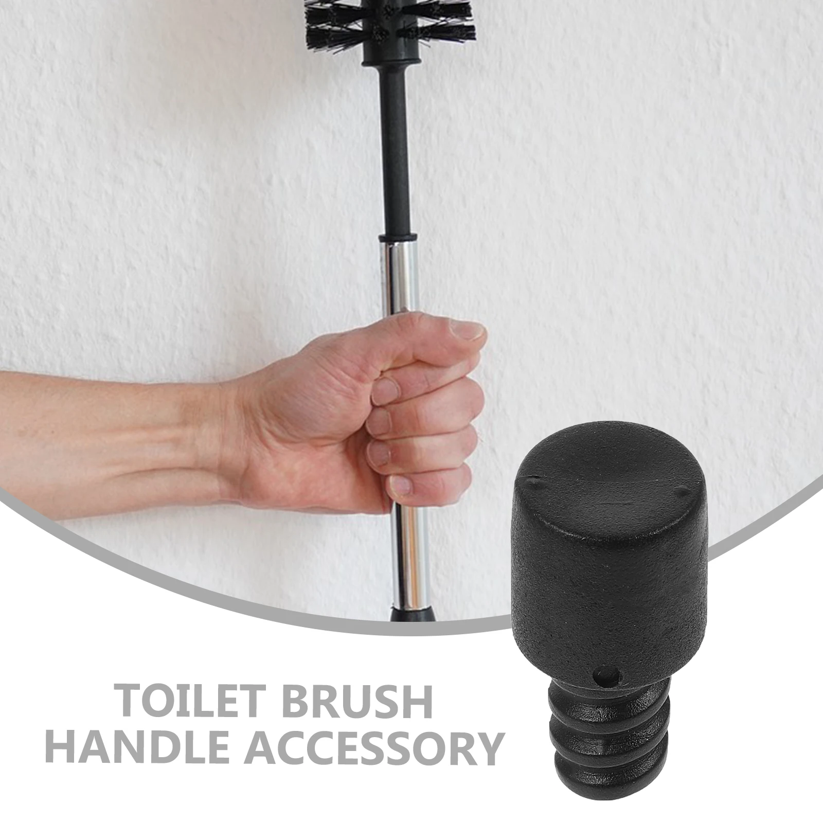 

10Pcs Toilet Brush Handle Accessory Screw Connector Sturdy Plastic Easy Install Thorough Cleaning Effect Versatile Use