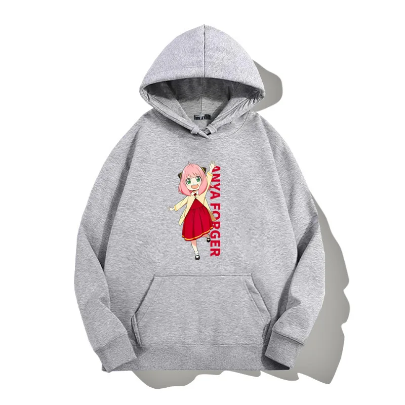 Spy X Family Anime Characters Casual Sports Street Style Women's Clothing Trendy Matching Cute Hoodies Fashion Printing