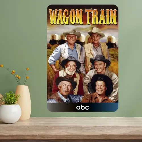 Wagon Train Classic TV Show Metal Poster Sign
