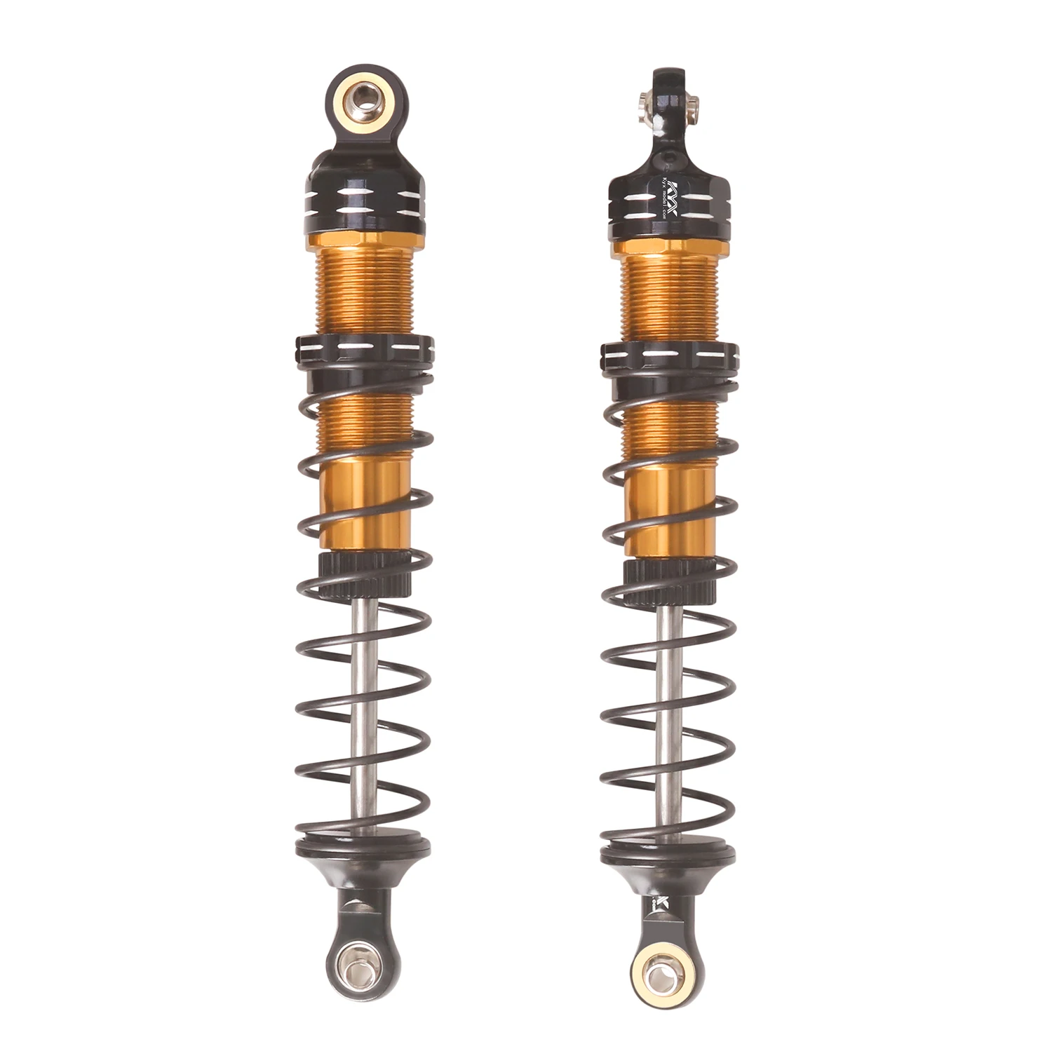 

KYX Racing алюминиевый амортизатор 110 мм, демпфер, обновленные детали, аксессуары для 1/10 RC гусеничного автомобиля, осевой Wraith (2 шт.)