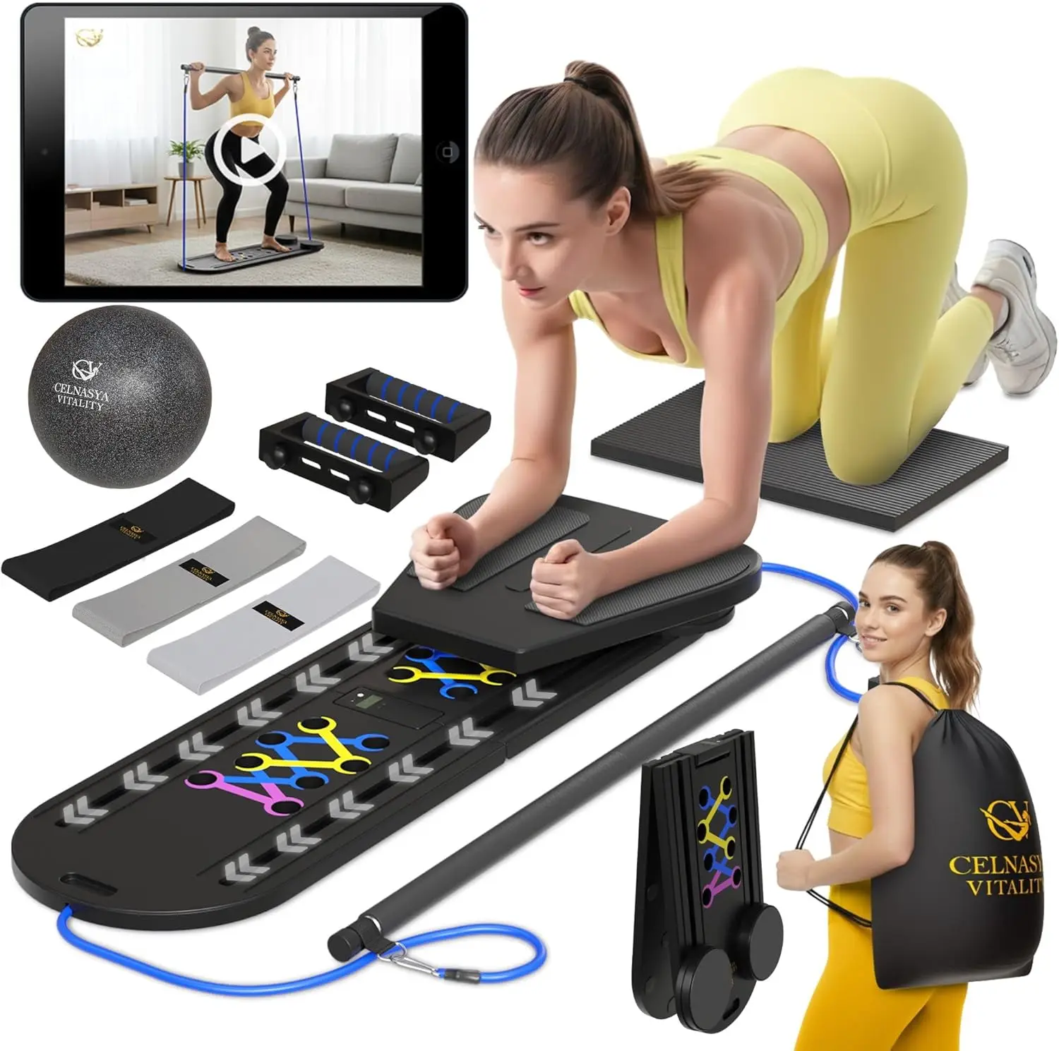 7-In-1 Foldable Pil…