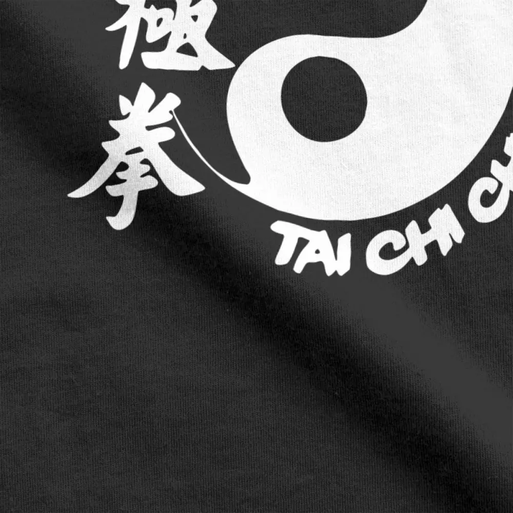 Tai Chi Chuan T Shirt Men\'s Pure Cotton Chinese Style T-Shirts Crew Neck Tees Short Sleeve Clothing Swag Oversize Streetwear