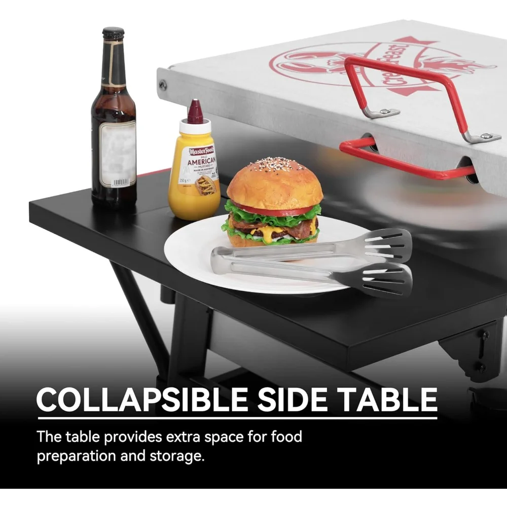 غلاية جراد البحر في الهواء الطلق مع مجداف تحريك وعجلات وعاء المأكولات البحرية شديد التحمل لغلي الكاجون والروبيان السلطعون #5