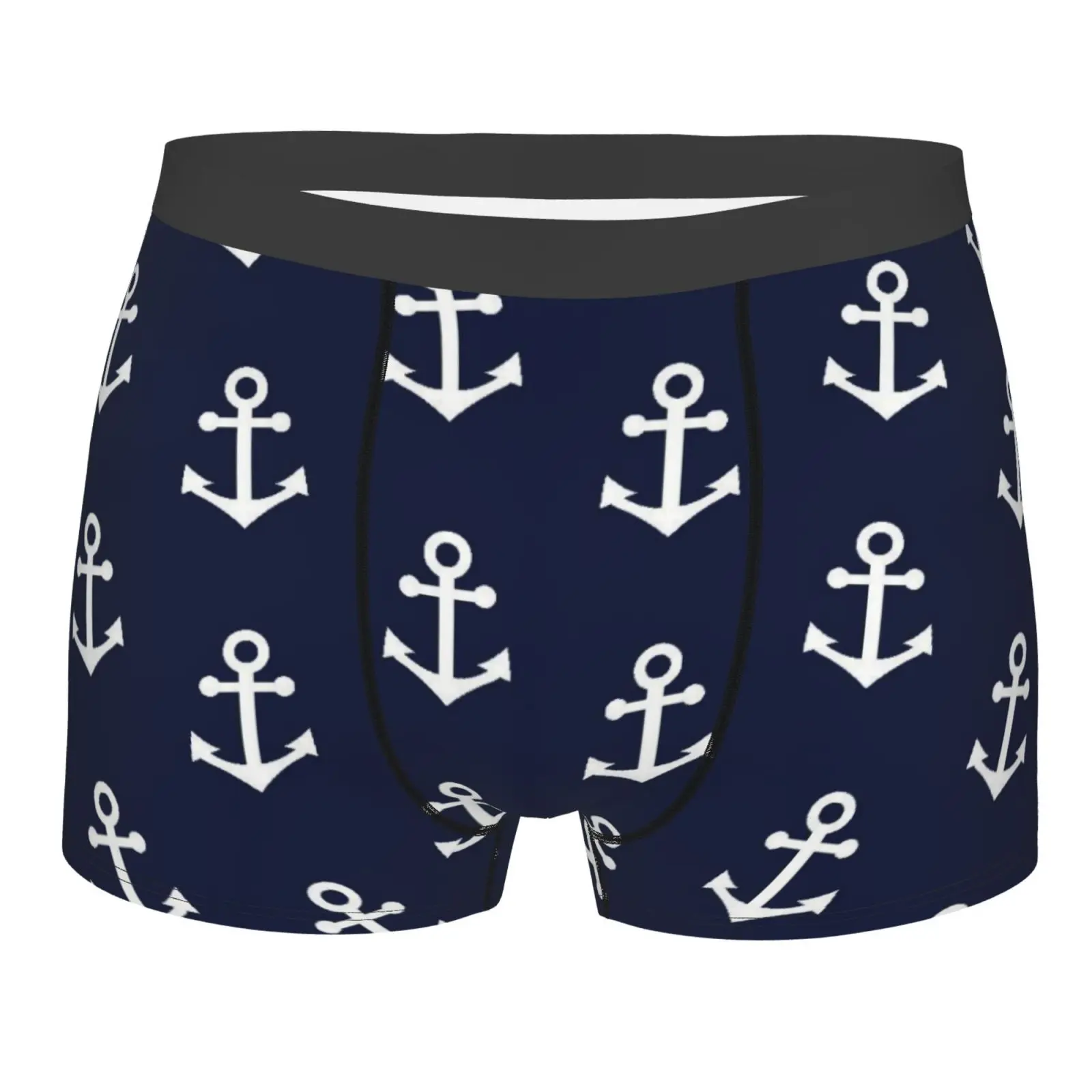 

Навигационный корабль, мужские трусы-боксеры с принтом, нижнее белье, дышащие шорты-боксеры, дышащие трусы для Homme