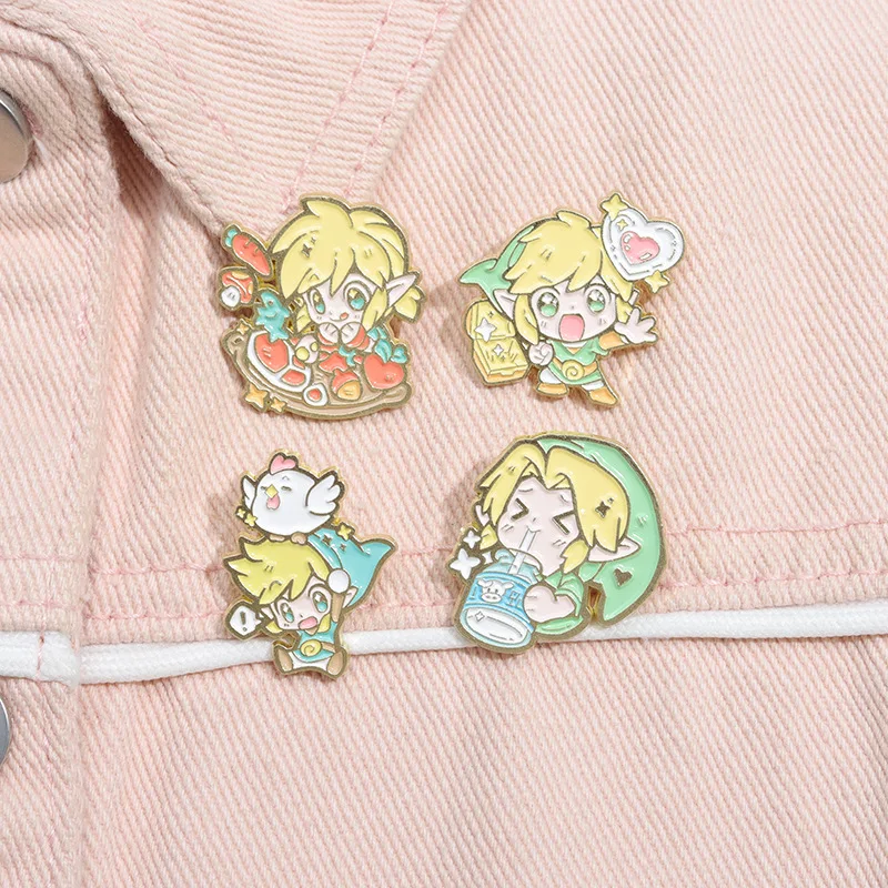 Adventure Game Badges Enamel Pin Brooches for Women Lapel Pins Clothing Accessories Fashion Jewelry Gift Toy Backpack Link view 5