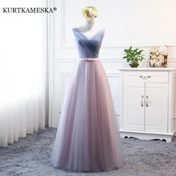 Elegant Chiffon Long Prom Evening Guest Dresses For Women 2024 Summer Sexy Bandage Wedding Fairy Bridesmaid Party Maxi Dress