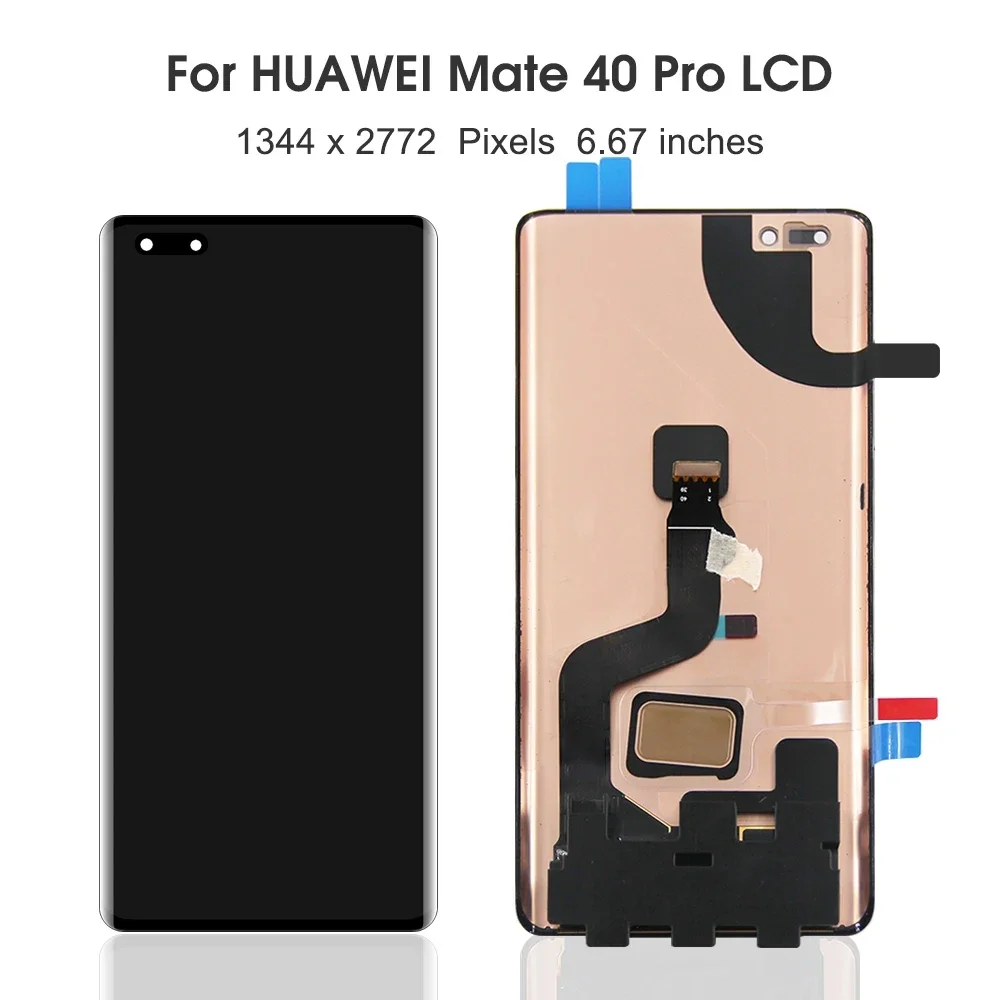 For HUAWEI Mate 40 Pro 6.76\'\'For Mate40Pro NOH-NX9 AN00 AN01 LCD Display Touch Screen Digitizer Assembly Replacement