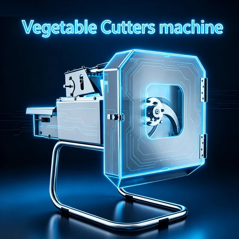 Multi functional fully automatic vertical meat cutter electric vegetable dicer stainless steel vegetable cutting machine