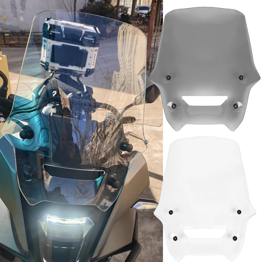 

Motorcycle Windshield Heightened Wind Deflectors Protector Accessories For Honda NX400 NX500 NX 400 500 2024 2025 Windscreens