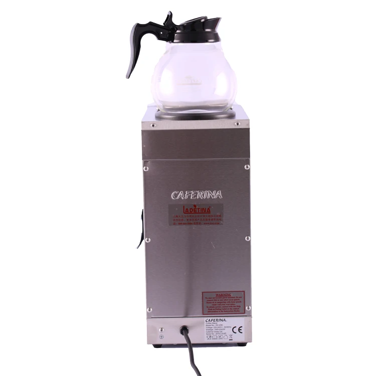 Commercial Electric Dripper Coffee Brewer Machine Programmable Stainless Steel Tea Brewer For Hotels And Households