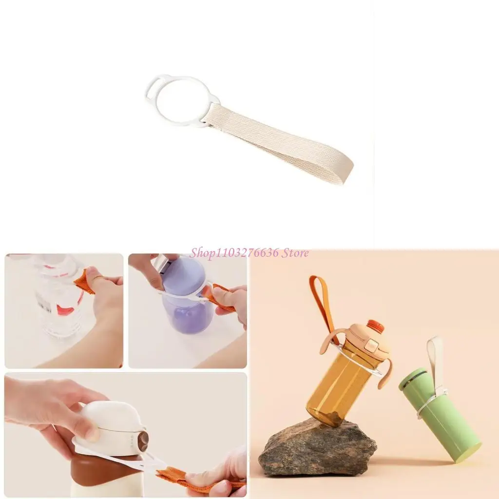 

R6FD Baby Water Bottle Strap Hanging Buckle Belt for Easy Carry and Loss Prevention