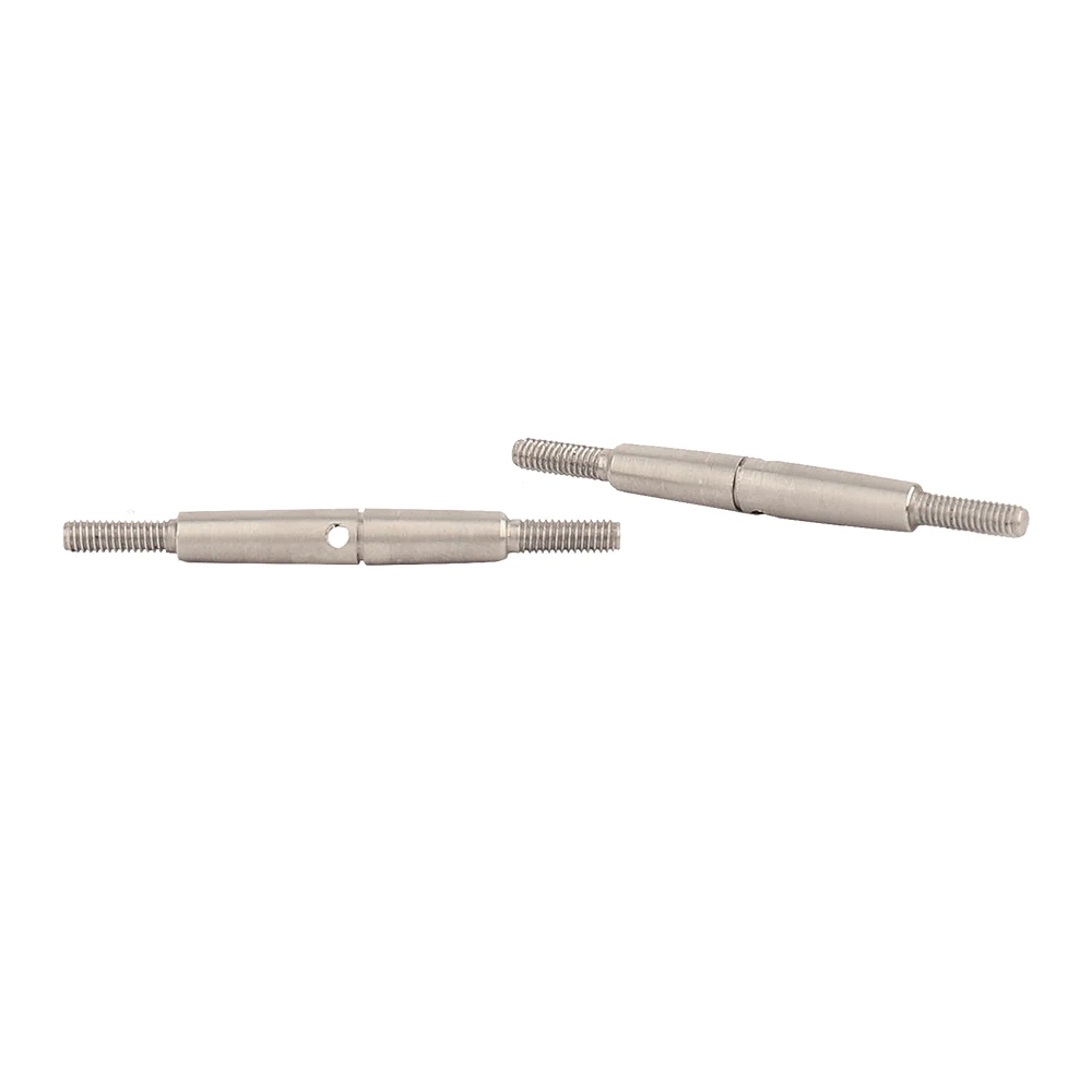 Stainless Steel Turnbuckle Tie Rod Set For LOSI 1/18 Mini‑T 2.0 2WD Stadium Truck RTR RC On‑Road Racing Car Upgrade Part,12.1g