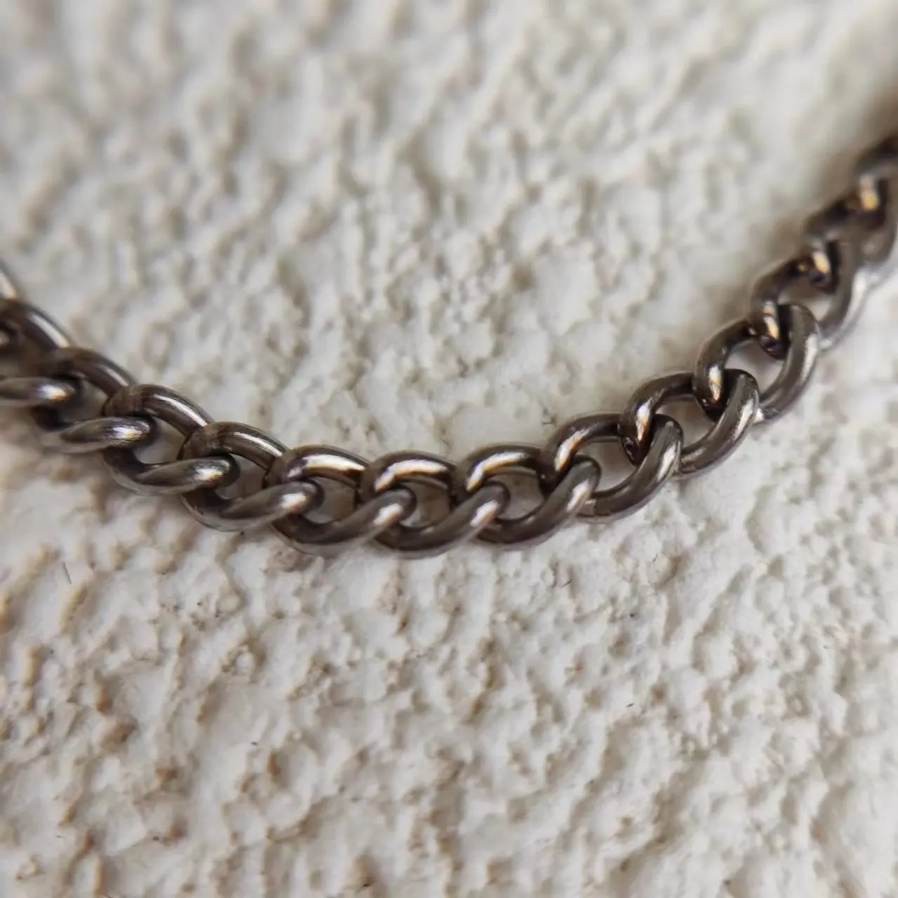 Titanium 2.8mm Curb Necklace Chain No Corrosion And Rust Welding Fashion Chain Matte Finish And Very Lightweight