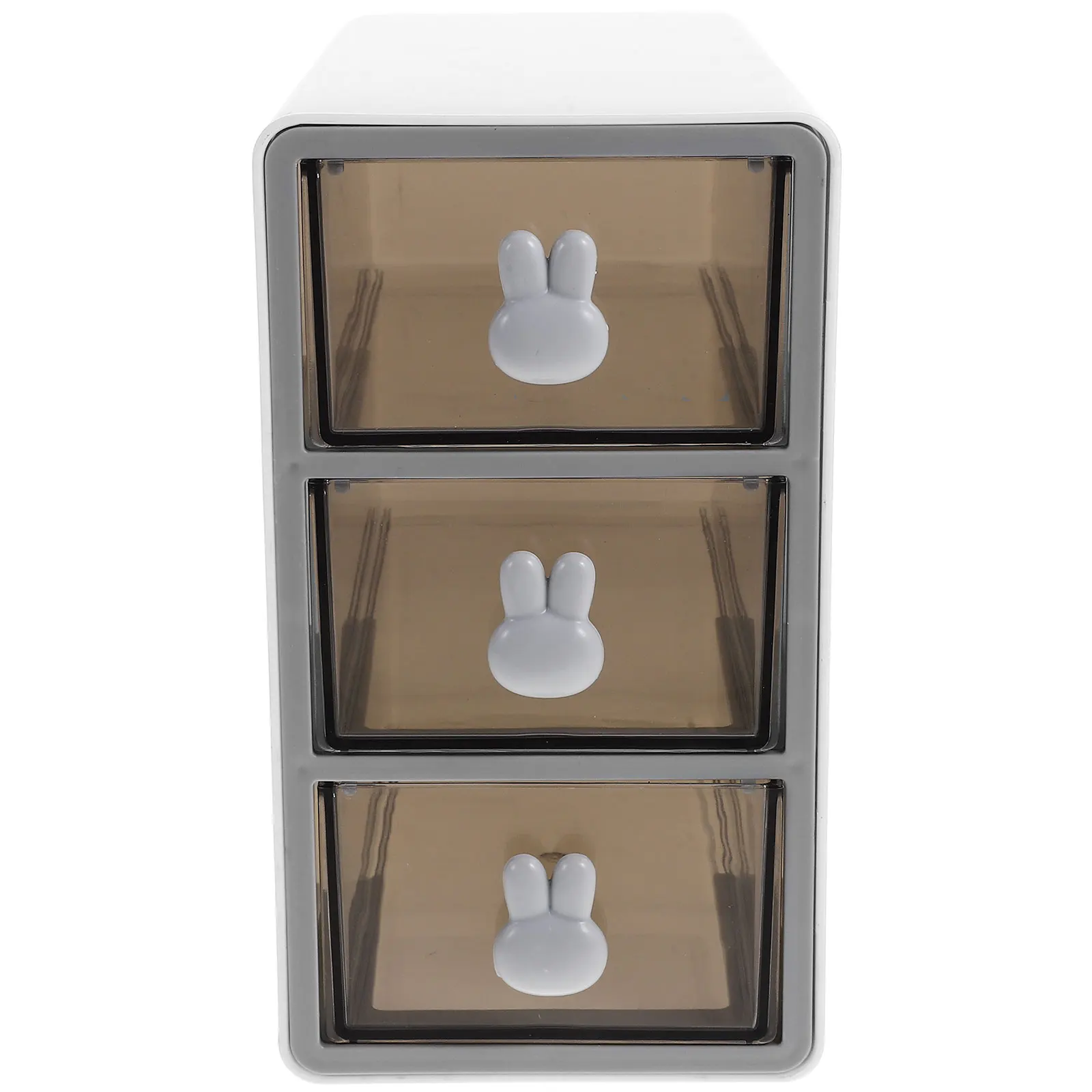 

1pc Transparent Drawer-Type Storage Box Desktop Makeup Organizer For Cosmetics Jewelry Sundries Transparent Storage Container