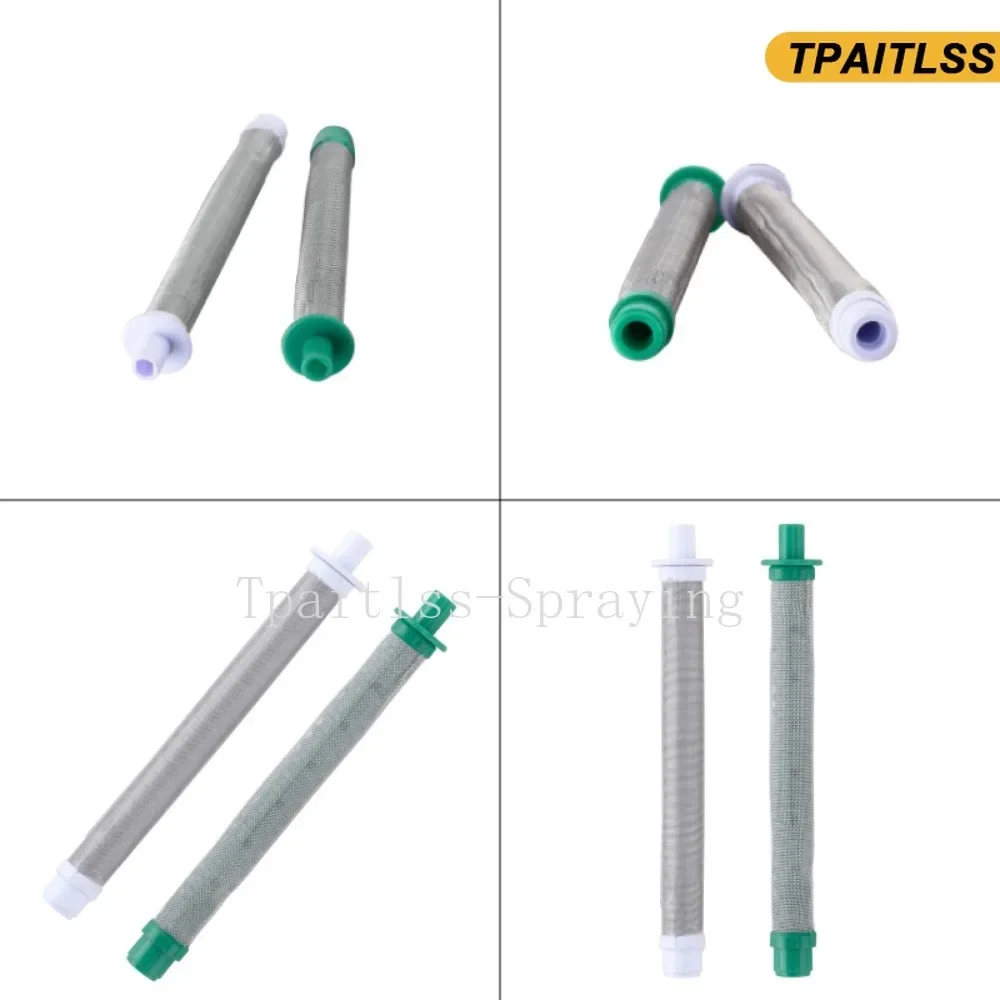 Tpaitlss 2/5/10/20/50/100 Stuks Airless Verf Pistool Filter 60/100 Mesh Professional Voor Airless Spuitpistool Onderdelen 818c 821