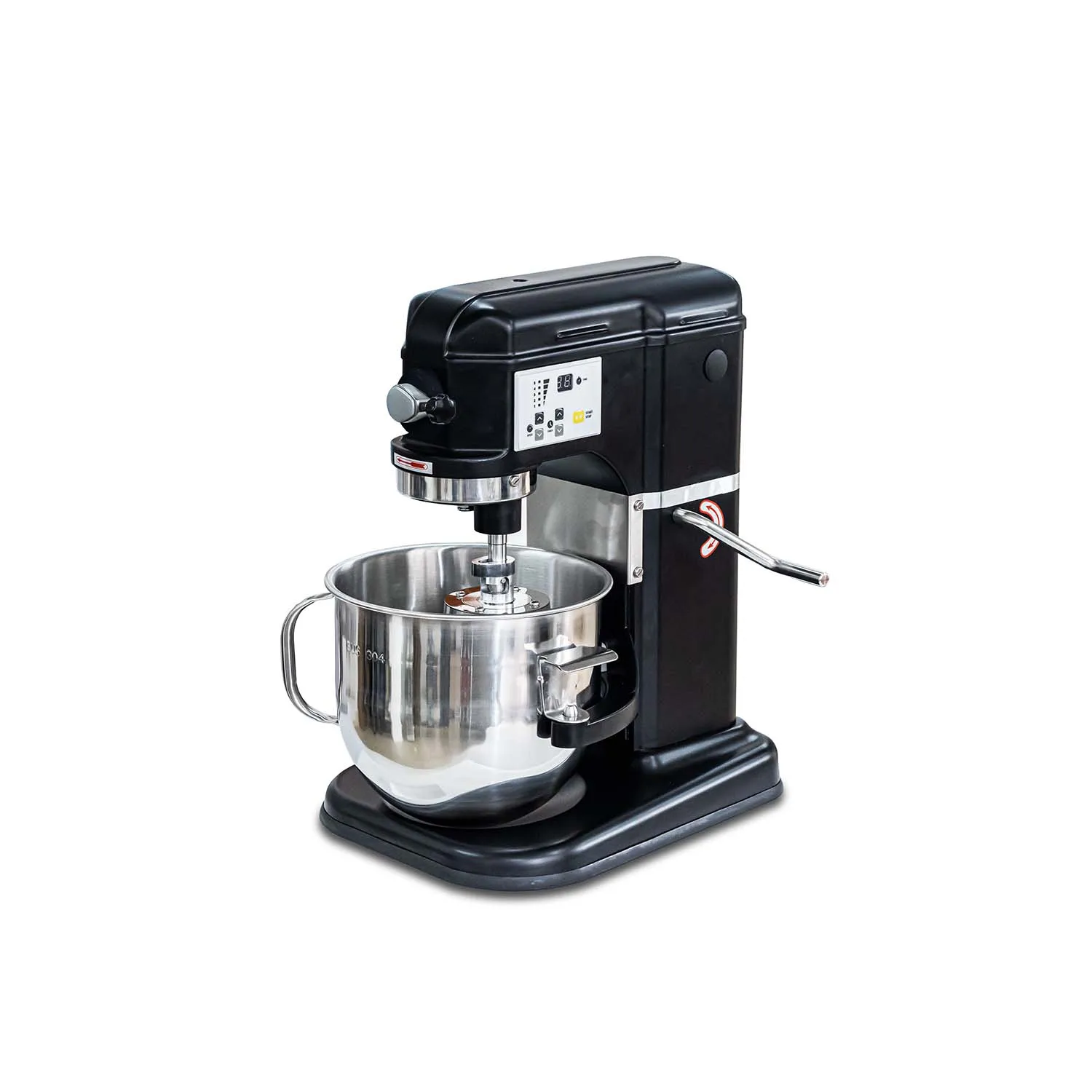 

8 Quart ETL Digital Control Countertop Stand Food Mixer With Variable Speeds B7D3