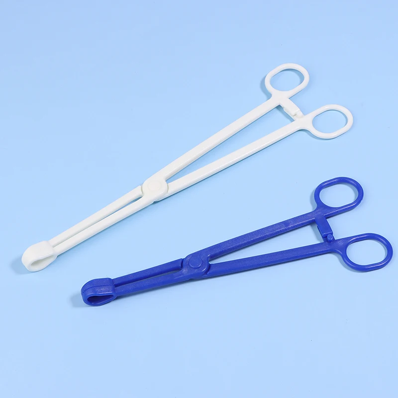 1Pc Disposable Sterile Slotted Round Navel Forceps Clamp Triangle Open Plier Ear Nose Lip Belly Body Piercing Forceps Tools