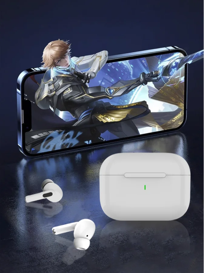 سماعات بلوتوث أصلية من Air pro مزودة بتقنية البلوتوث 5.3 سماعات أذن للألعاب لهاتف iPhone Apple Xiaomi Android