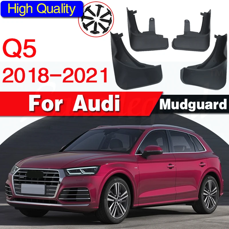 

Car Mud Flaps Splash Guards Mudguards Mudflaps for Fender Accessories For Audi Q5 FY 2018 2019 2020 2021