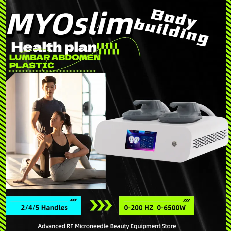 

EMS New Sculpt Machine RF MYOSLIM Body Sculpting Weight Loss Massager Electromagnetic Fat Slimming Stimulation Device