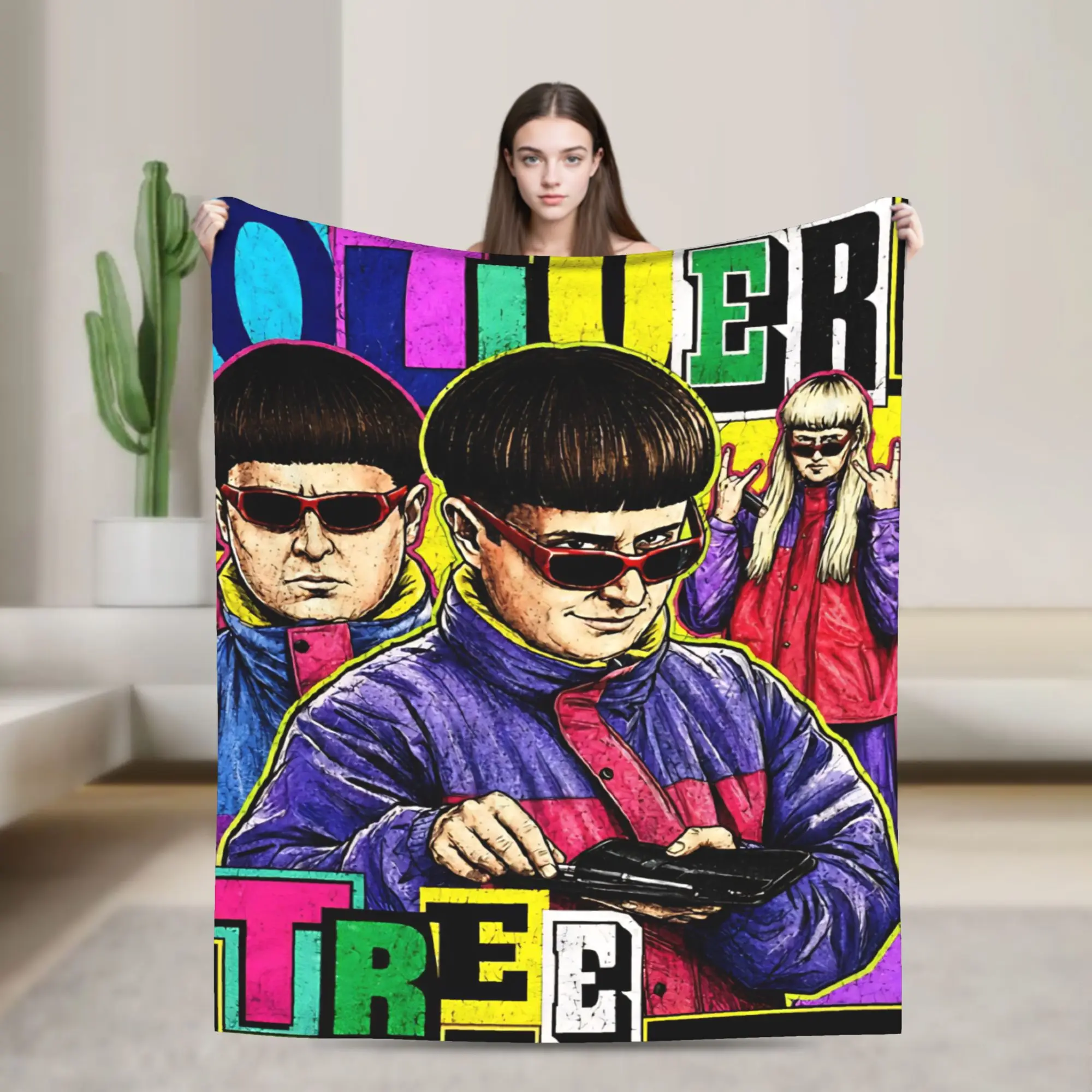 Oliver Tree Rest In Peace 1993 to 2026 Memorial Flannel Blanket  Vintage Throw Blankets for Home 125*100cm Plush Thin Quilt