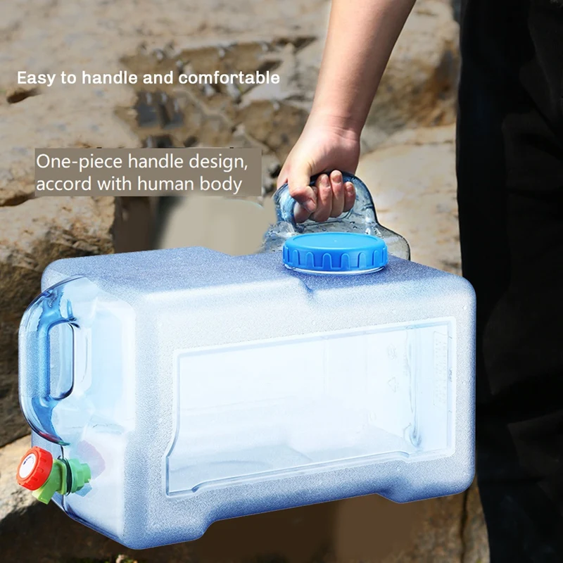 Capaciteit Buiten Wateremmer Draagbare Watertank Container Met Kraan Rijden Watertank Picknick Accesorios