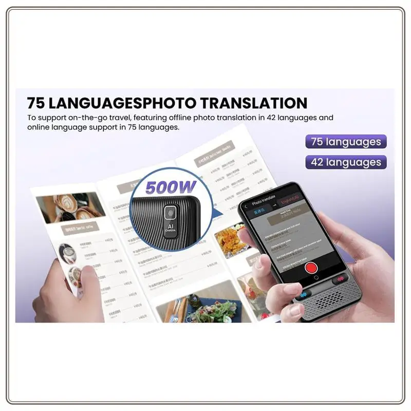 Reliable-Intelligent Language Translator Instant Two Way Communication,Offline/Online Voice And Photo Translation 138 Languages,