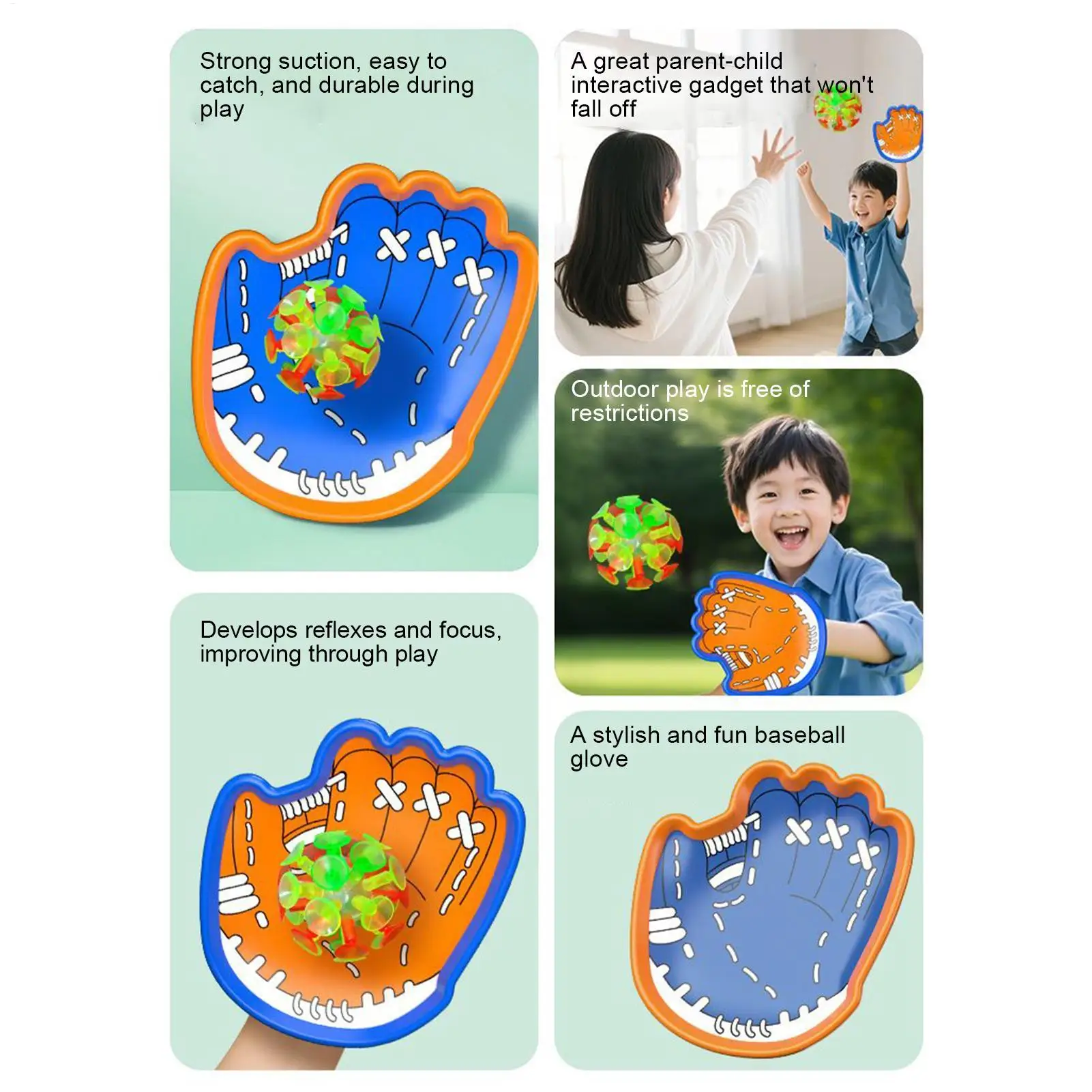 Toss And Catch Ball Game Outdoor Catch Ball Outdoor Toy Interactief sportspeelgoed voor tieners Volwassenen Achtertuin Tuin Woonkamer