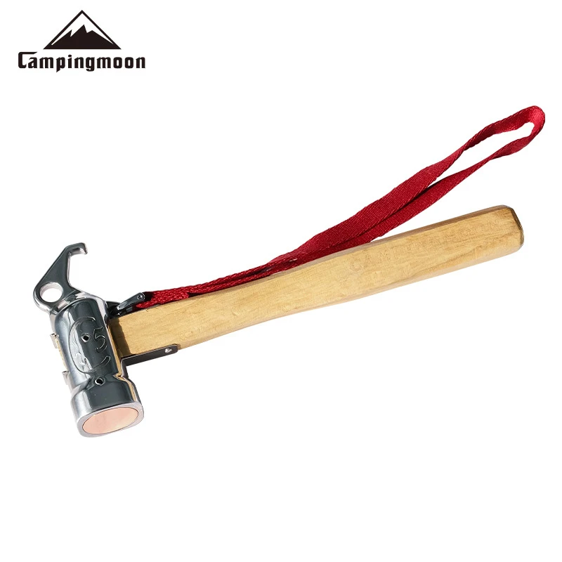 

CAMPINGMOON C5 Stainless steel camping hammer, outdoor tent nail, copper hammer, camping tool, precision hammer