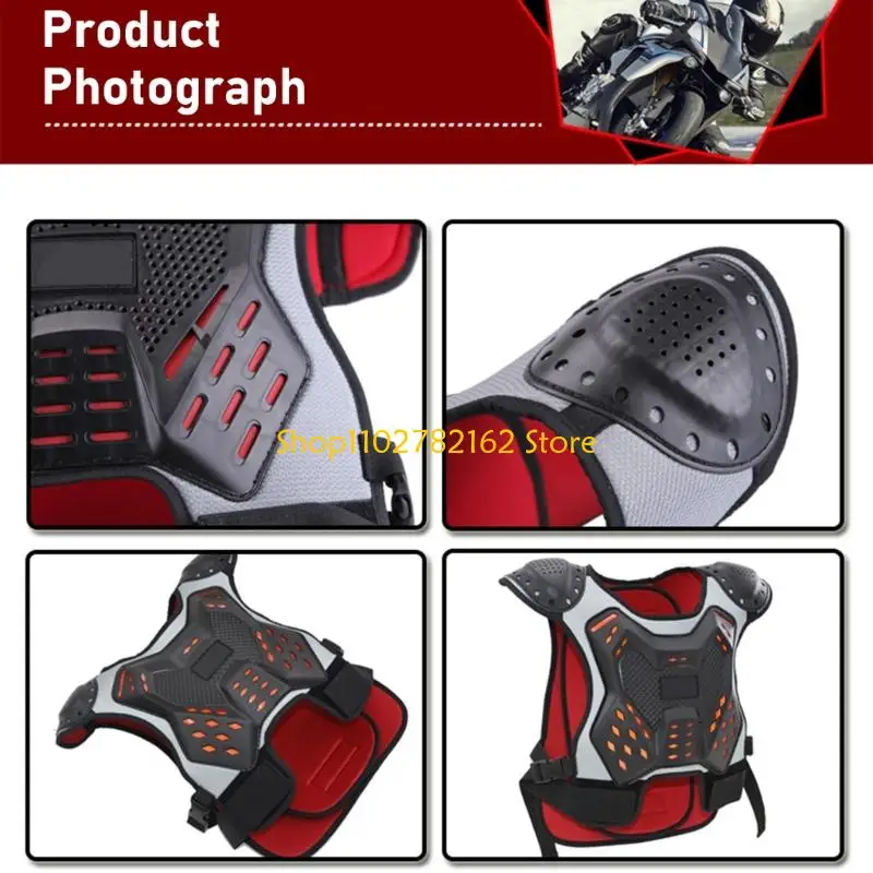 

547B Reflective Kids Protective Vest Shock Absorbing Suitable for Night Safety in Biking and Skateboarding and Outdoor Sports