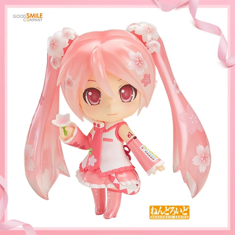 

100% оригинал Good Smile Company Nendoroid ( # 500) Vocaloid - Хацунэ Мику Сакура, цветущий в Японии, аниме-фигурка, украшение модели
