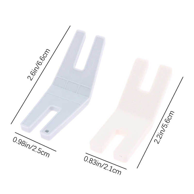 1Pc Plastic Sewing Machine Presser Foot Tool Plate Seam Gusset Plate Straight Stitch Foot Sewing Seam Guide For Sewing Machines