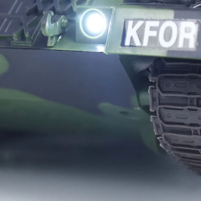 

Радиоуправляемый танк Heng Long 1/24 3809 Leopard2A5 2.4ГГц с ИК-управлением, стреляющий BB-шариками, модель боевого танка с функцией распыления воды, на батарейках, игрушка RC Panzer