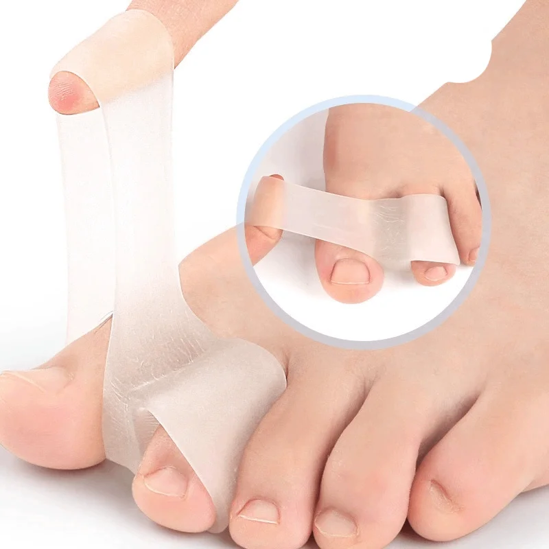 

1/10Pcs Silicone Corrector Foot Care Spacers Toe Separator Thumb Gel Bunion Hallux Valgus Protector Orthopedic Pedicure Tools