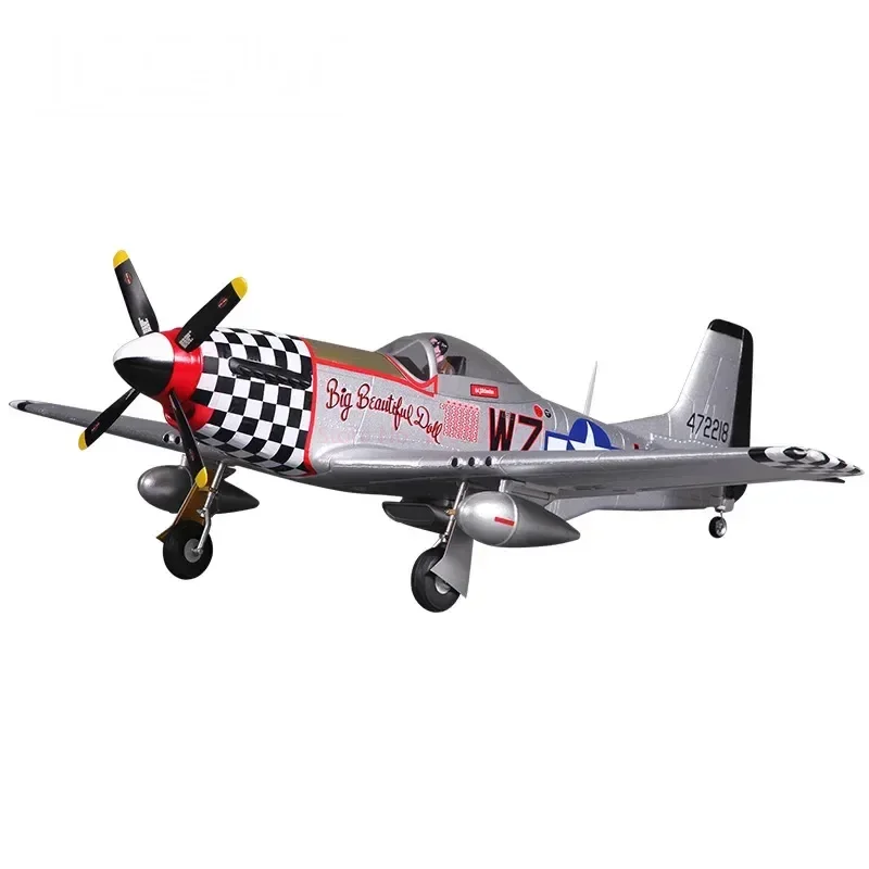 Fms 800mm P51 Mustang Big Beautiful Doll 4CH 2s Model Plane Aircraft Avion P-15 Mustang V2 Pnp Epo Rc Airplane Warbird