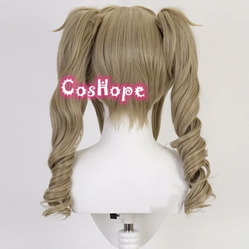 باربرا باروكة تأثيري ، شعر مستعار ذهبي أشقر ، شعر مستعار صناعي مقاوم للحرارة ، أنيمي تأثيري ، هالوين ، 40 *