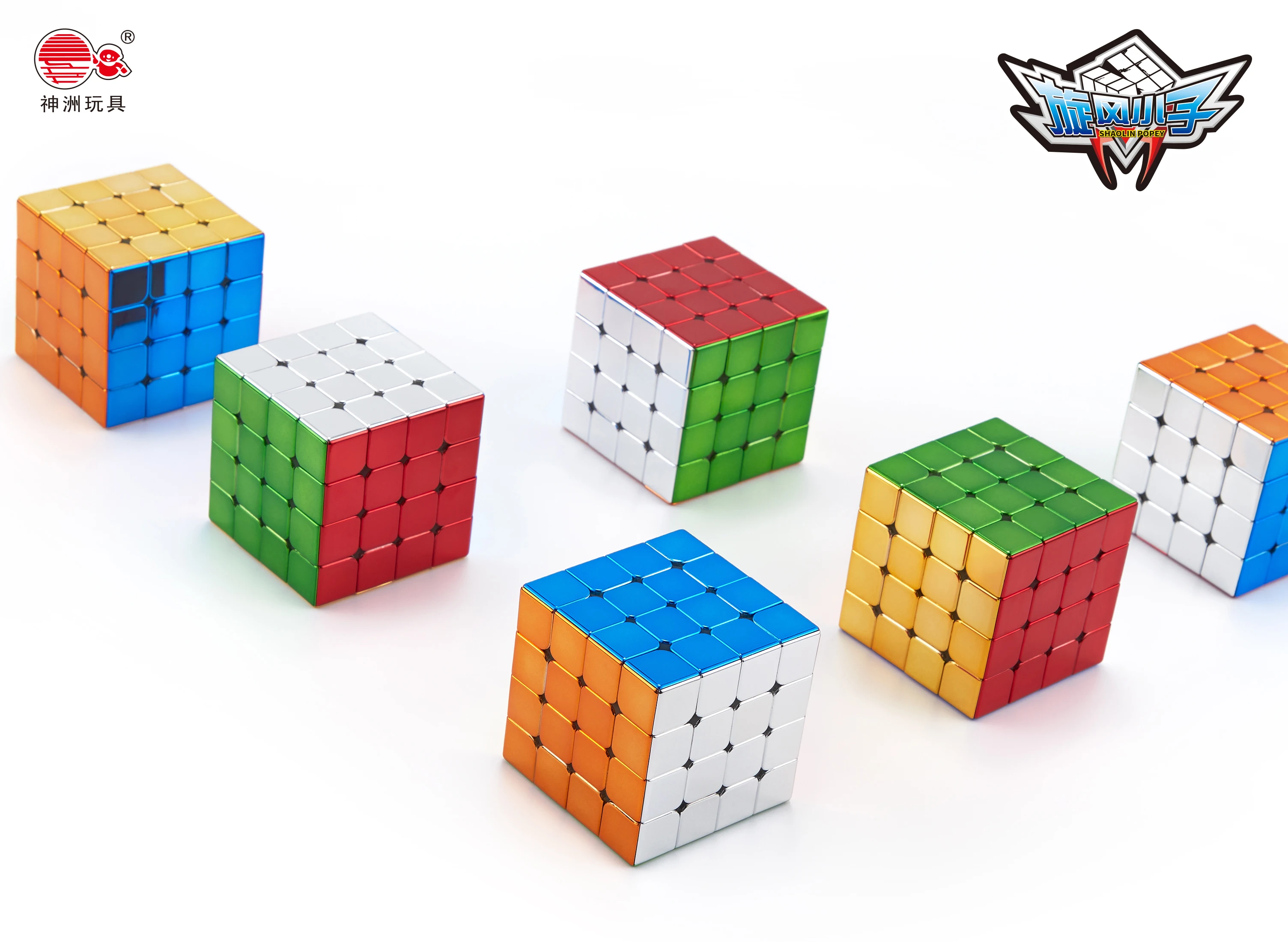 

Cyclone Boys Golden 4X4 Magic Cube MuGua Магнитный куб Скоростной куб без наклеек Профессиональные игрушки-непоседы без наклеек