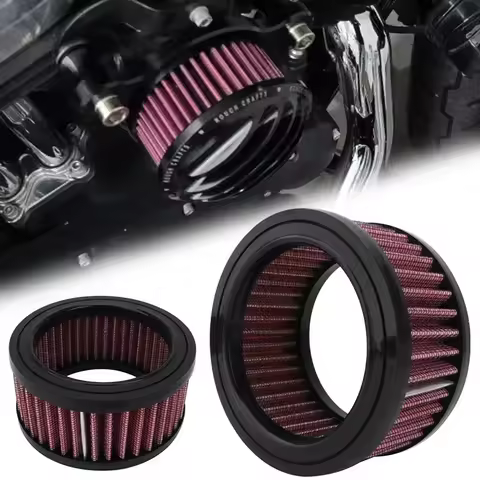 1pc Motorcycles Air Cleaner Intake Filter Universal Air Filter Element Replacement for Harley Sportster XL 883 1200 48 2004-up