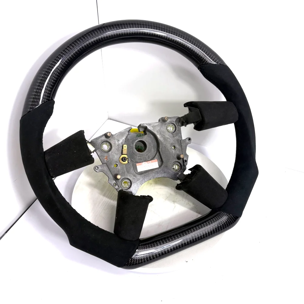 عجلة قيادة مخصصة من ألياف الكربون الأسود لهولدن VY VZ/GTO بونتياك 2004-2006 #3