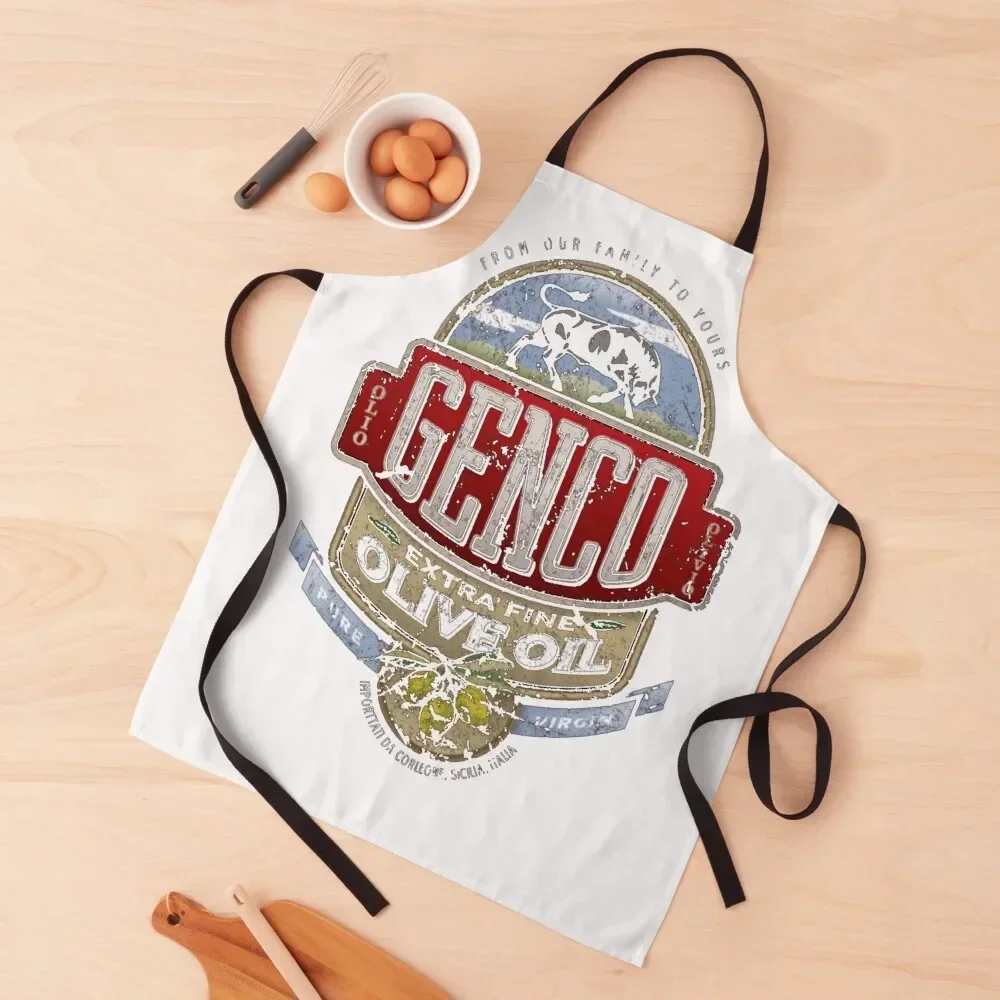 

Genco Olive Oil The Godfather Apron Art barber men Kitchens Woman Kitchen Apras For Women Apron