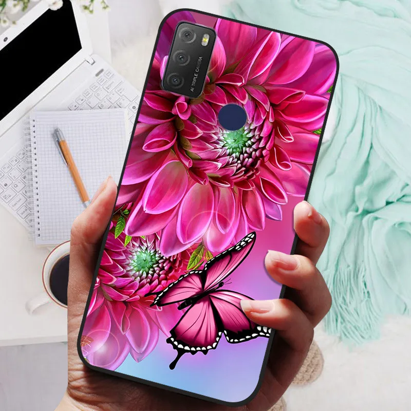 For TCL 20Y 6156D Case Silicone Shockproof Soft TPU Phone Cover For TCL 20Y 20E 6125F Funda for TCL20Y TCL20E Capa Cartoon Shell