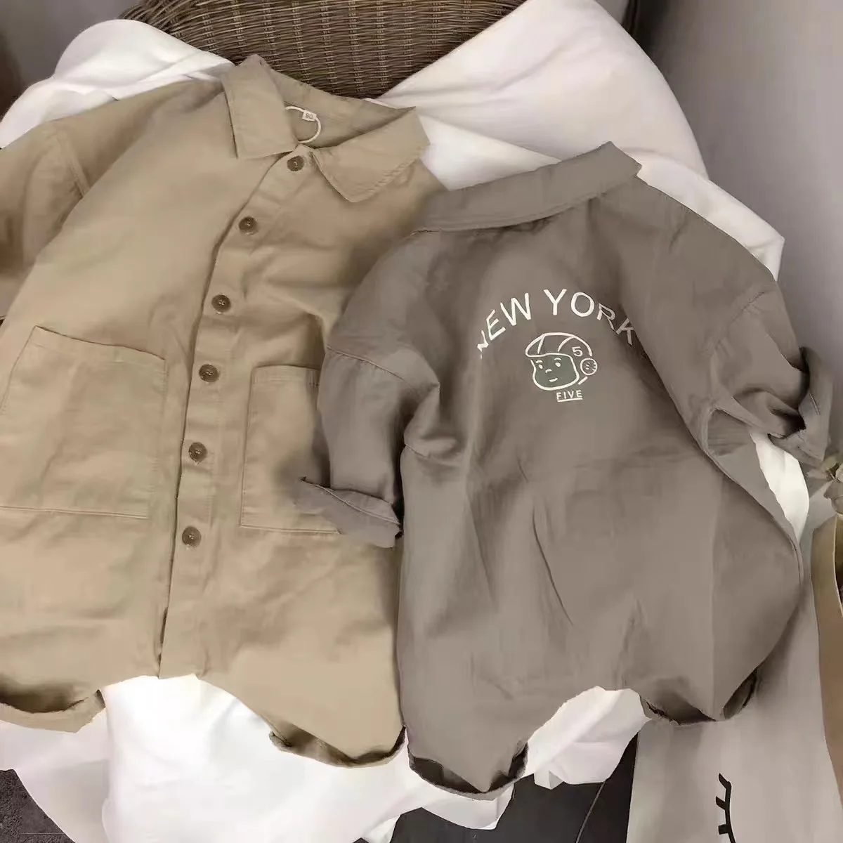 

2025 Autumn New Baby Long Sleeve Cargo Romper Solid Infant Boy Girl Casual Pocket Jumpsuit Newborn Loose Cotton Clothes 0-24M