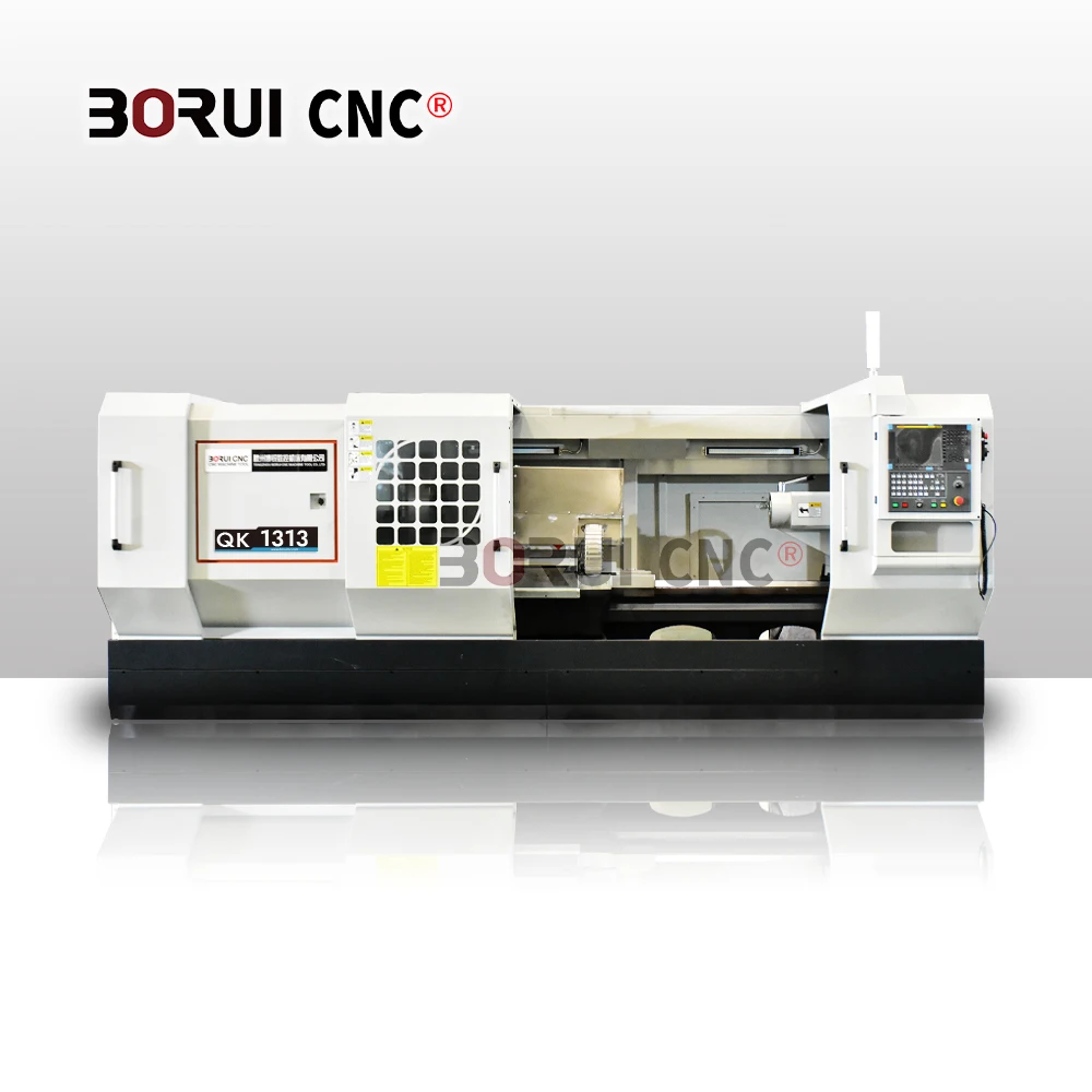 BORUI CNC QK1322 QK1313 Auto Siemens Pipe Threading Lathe Hine Double Chuck