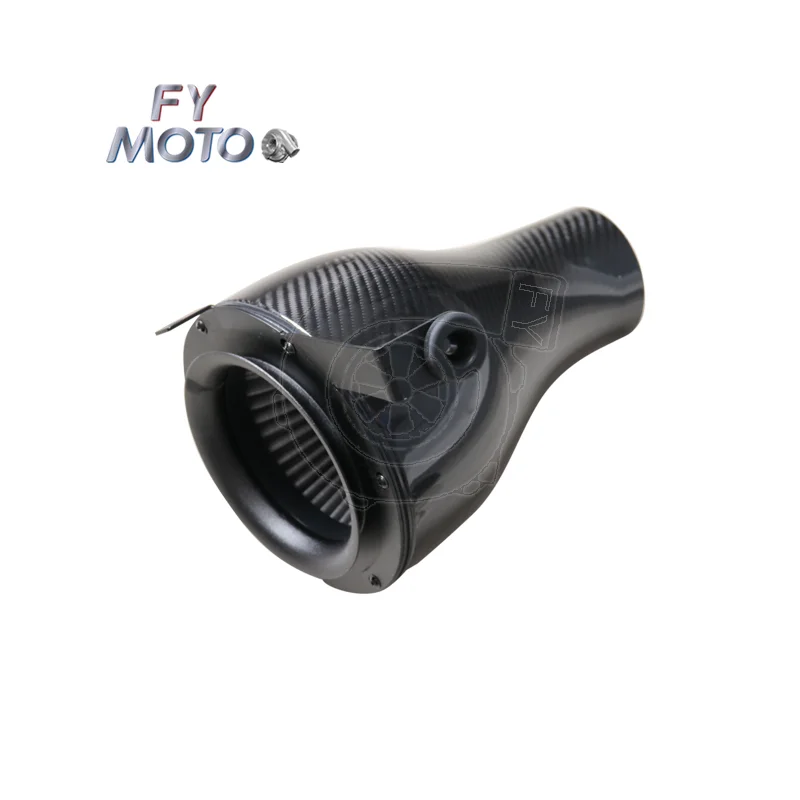 Admission en fibre de carbone pour VW Golf R GTI GLI MK7/7.5 Audi A3 S3 TT 2015+ noir brillant