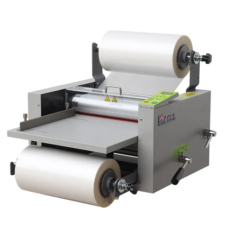 (669XY) A3 Hot and Cold Laminating Machine Fully Automatic Large Steel Roller Speed Adjustable Laminating Machine