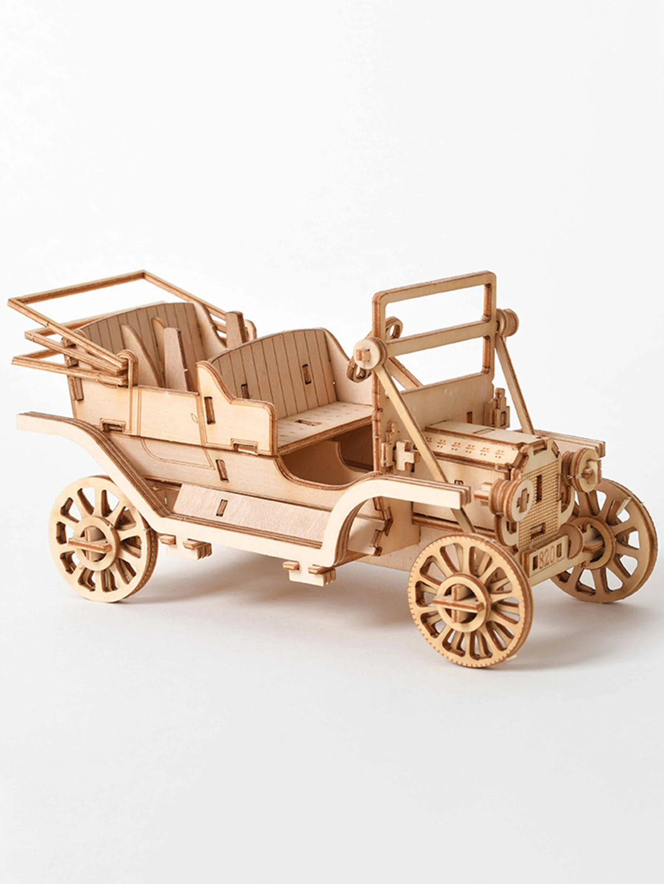 3D Kits De Modelo De Carros Clássicos Vintage De Madeira, 3D Puzzles, Presentes Artesanais De Natal E Aniversário Para Adultos E Adolescentes