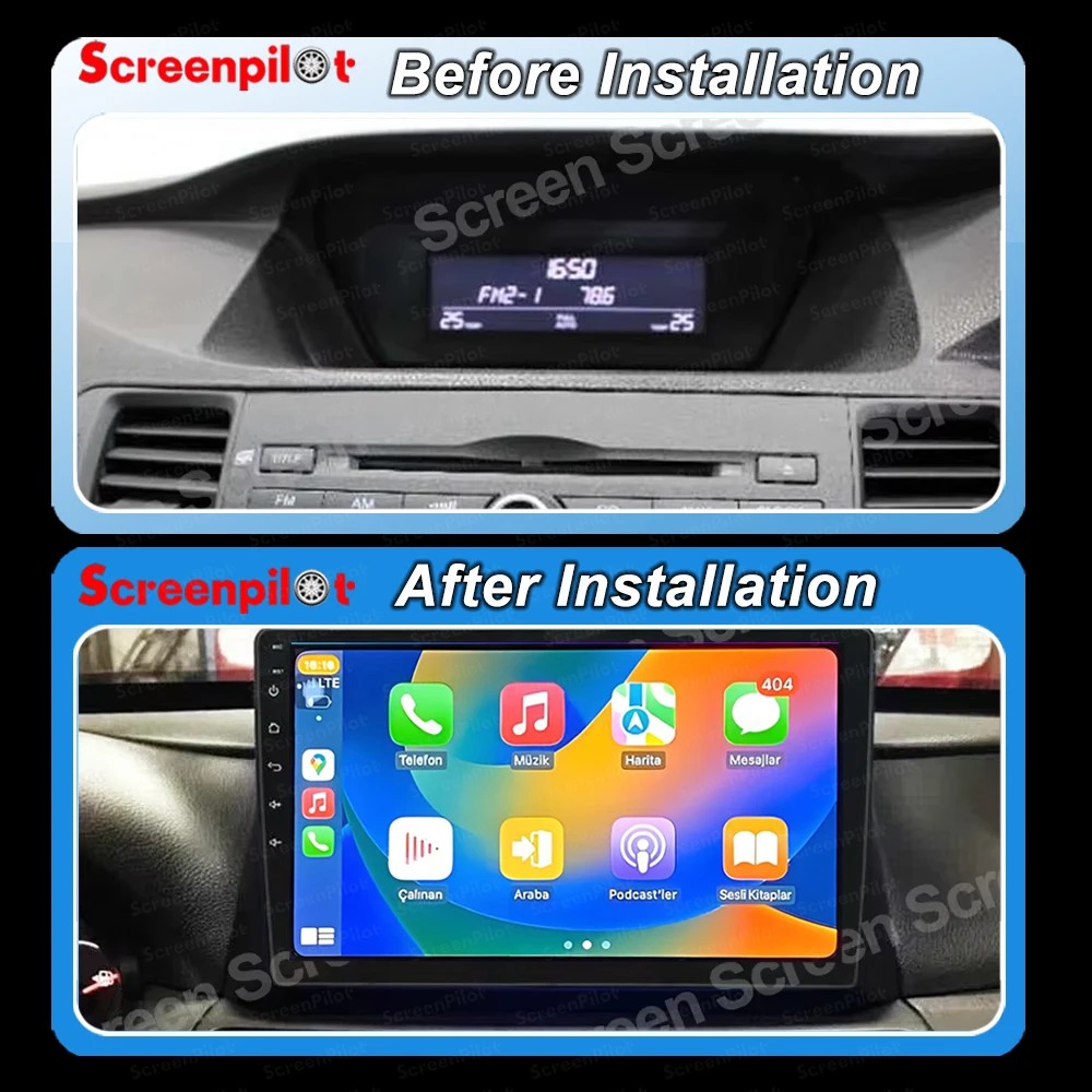 Android 16Car For Honda Accord 8 Spirior 2008 2009 2010 2011 2012 2013 LHD Radio Unit Multimedia Video Autoradio GPS Navigation