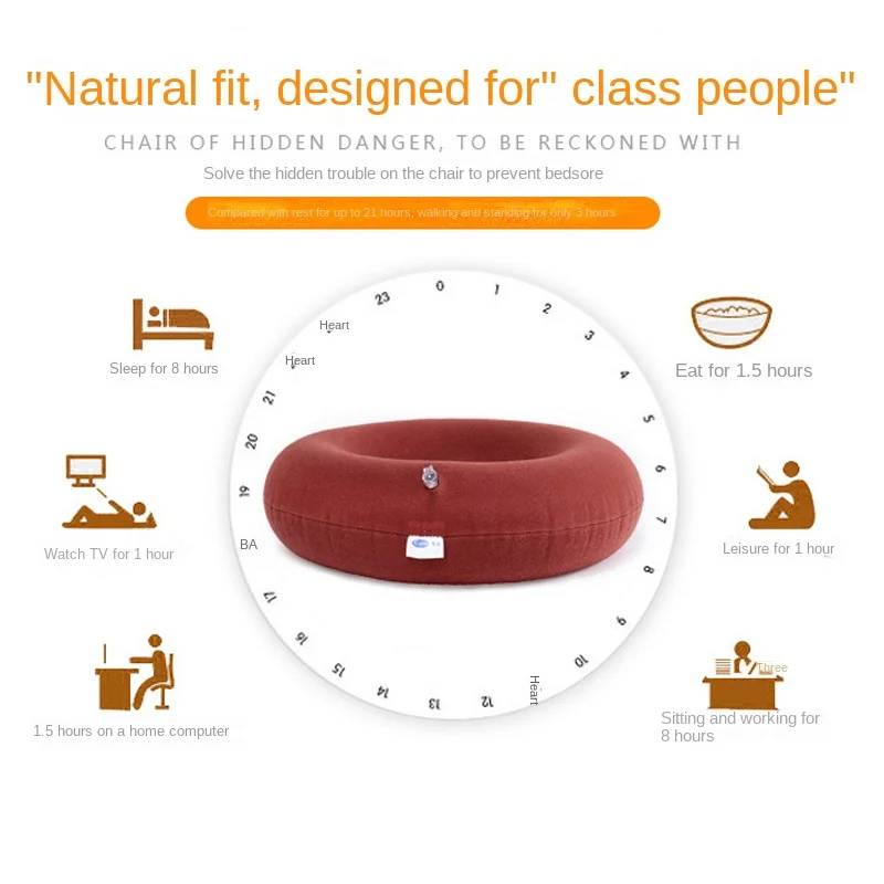 Anti-Bedsore Cushion Hemorrhoids Sitting Sore Washer Breathable Seat Cushion Patient Wheelchair Cushion