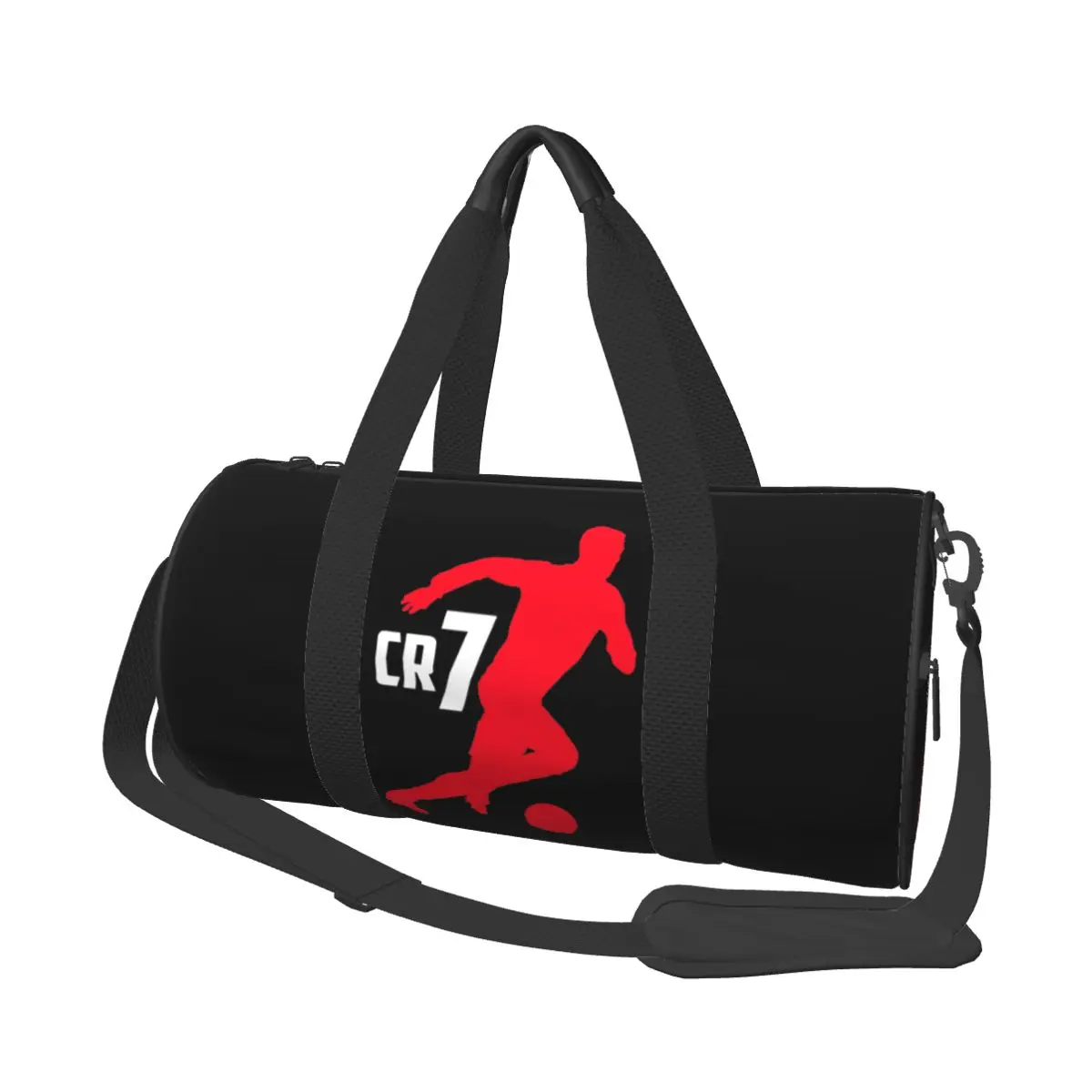 Cr7 Funny Sports Bags Training Gym Bag with Shoes Funny Cristianoed Ronaldoed Handbags Male Female Printed Portable Fitness Bag